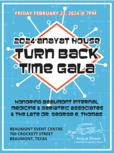 2024 Anayat House Turn Back Time Gala